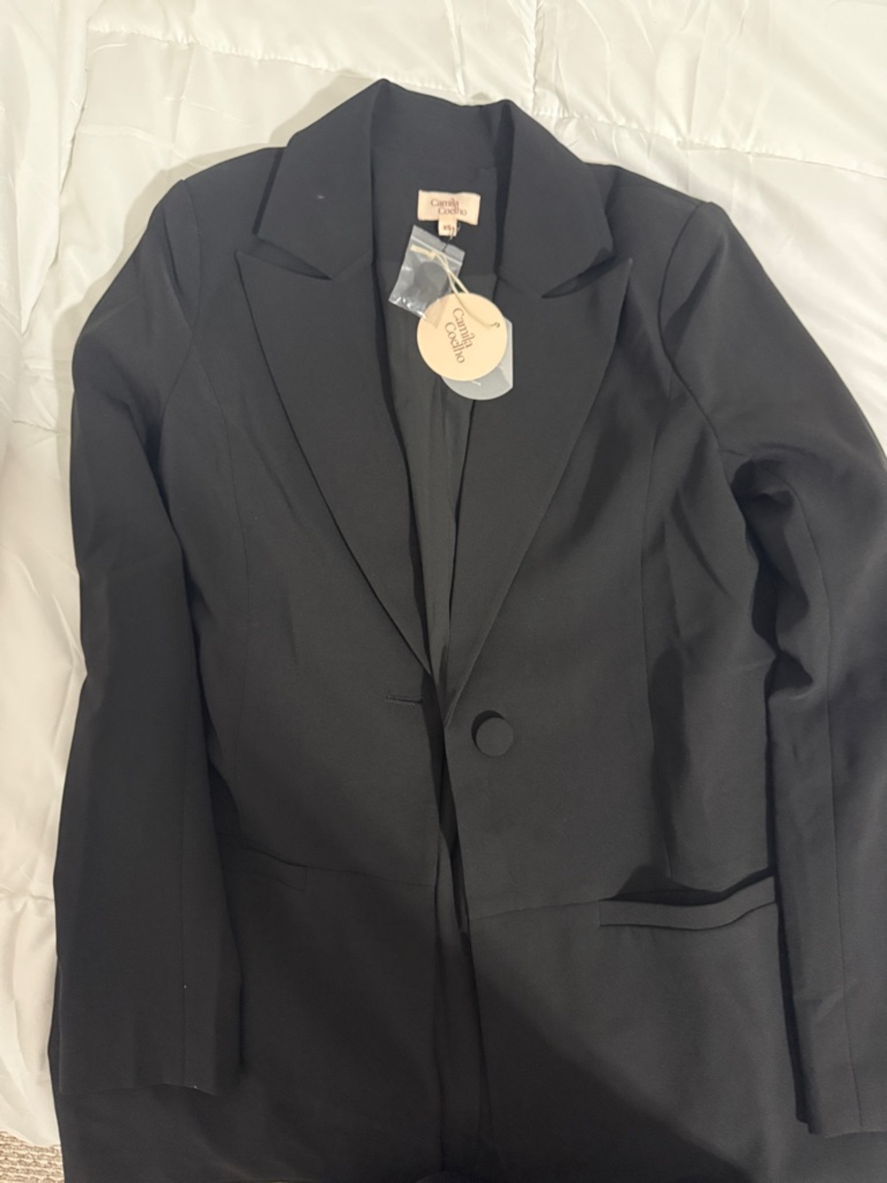 NWT Camila Coelho Brenna Blazer in Black